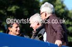 Sir Sebastian Coe, Brendan Foster and Jonathan Edwards before the start of the BUPA Great North Run. Photo: David T. Hewitson/Sports for All Pics